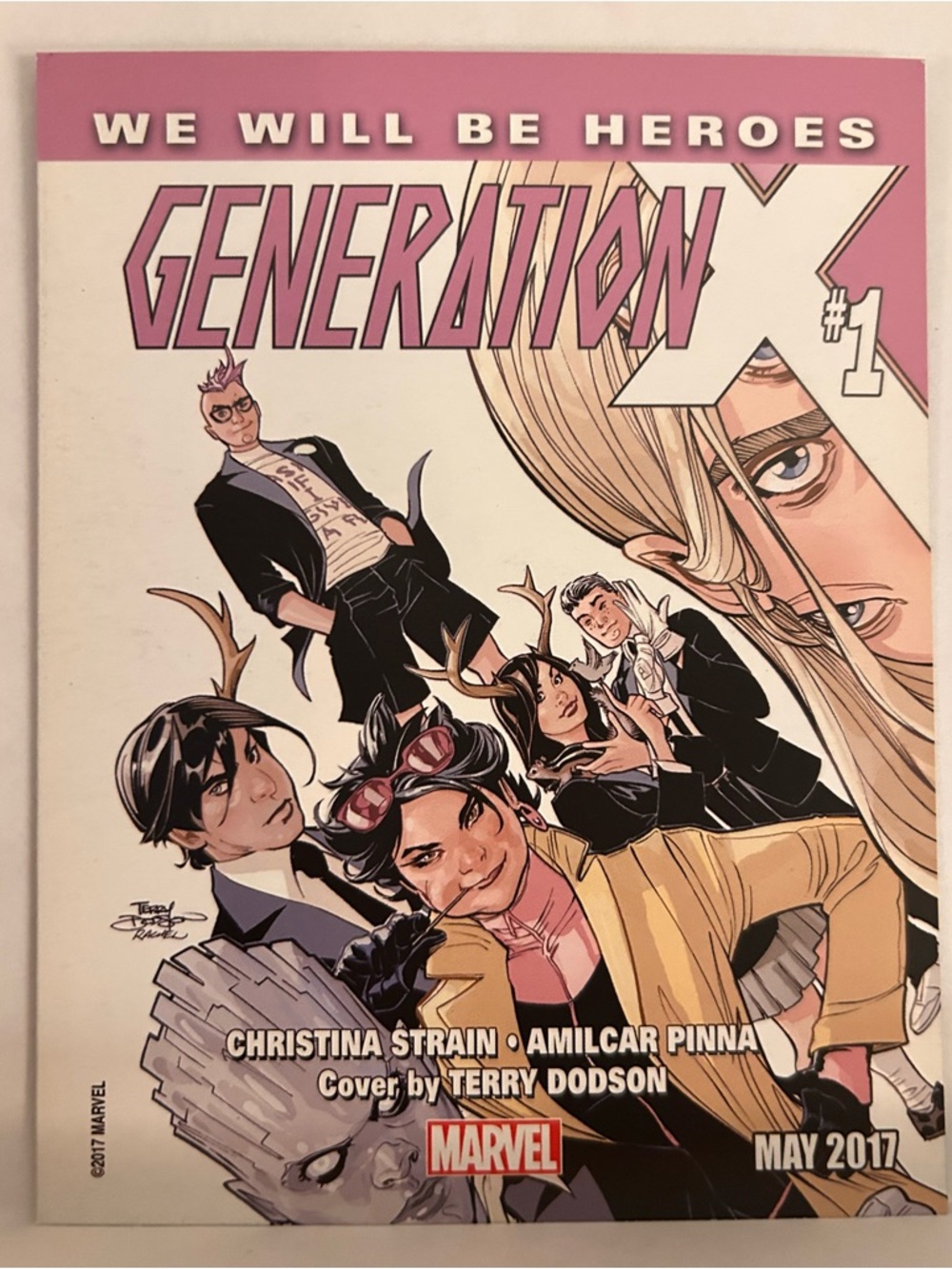 MARVEL COMICS GENERATION X 2017 MARVEL 4.5" X 5.5" #1 PROMO CARD